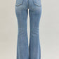 Judy Blue - High Waisted Tummy Control With Release Hem Flare Jeans
