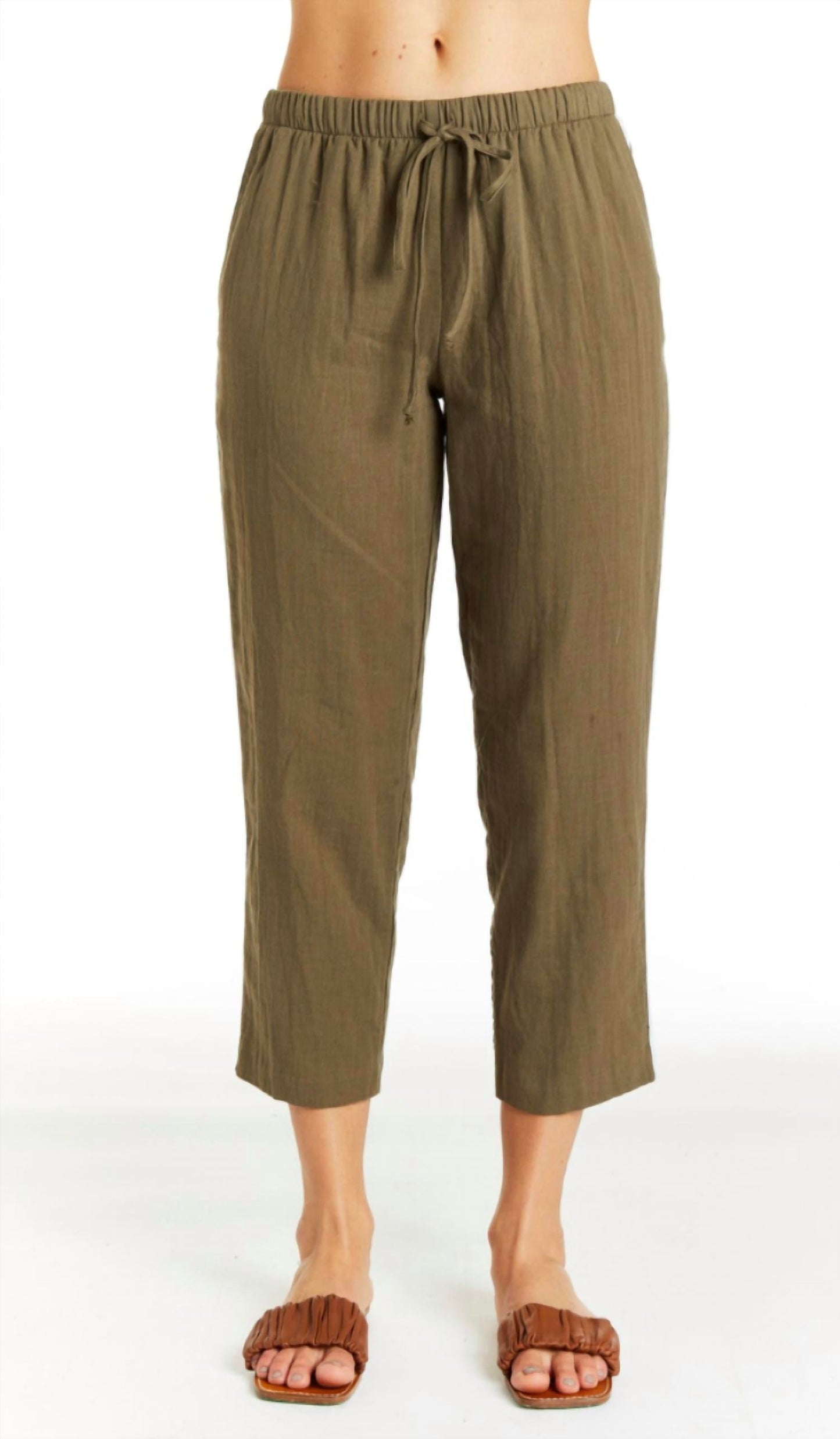 Drew - Paula Side Stripe Crop Pant