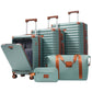 Deluxe 5-Piece Hard-Side Luggage Set with USB and TSA Security