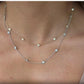 Diana M Jewels - Women's Diamonds By The Yard Necklace