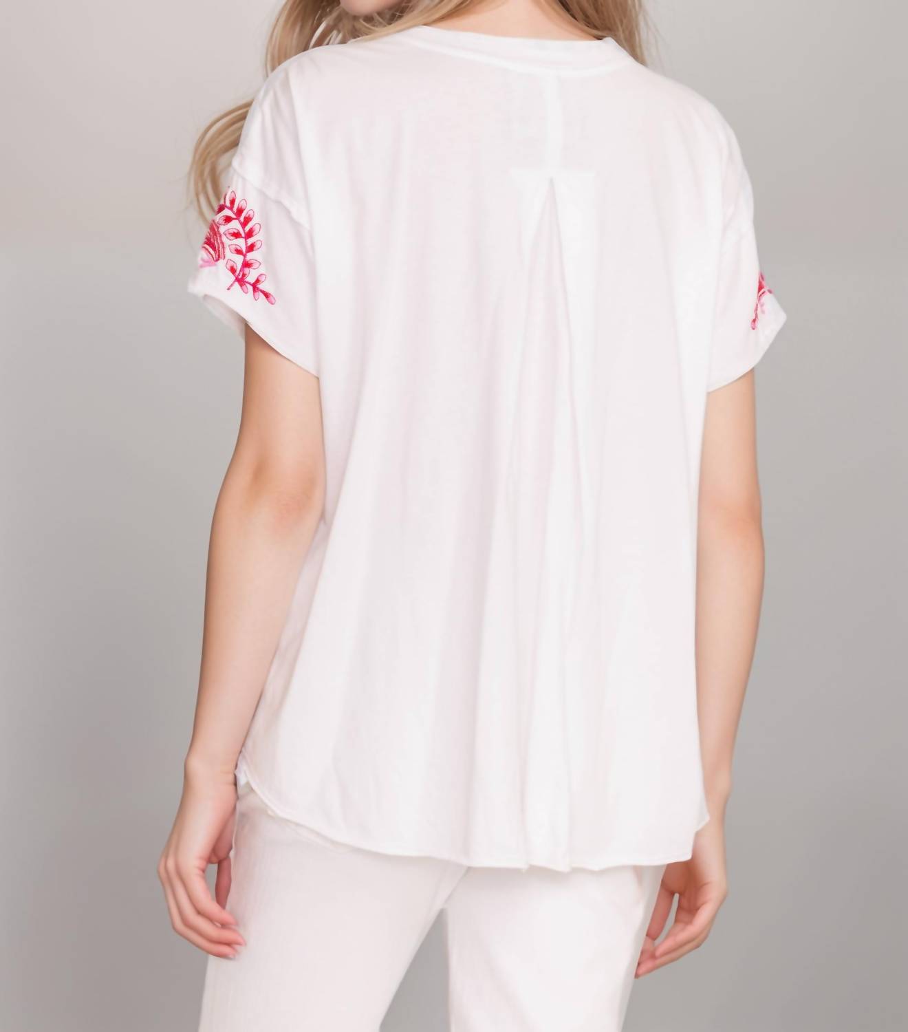 Johnny Was - Cassia Raw Detail Swing Tee