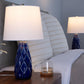 Hex 20' Contemporary Ceramic Accent Lamp Set of 2