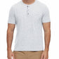 Flags & Anthem - Biscoe Ss Snowy Stripe Henley Shirt