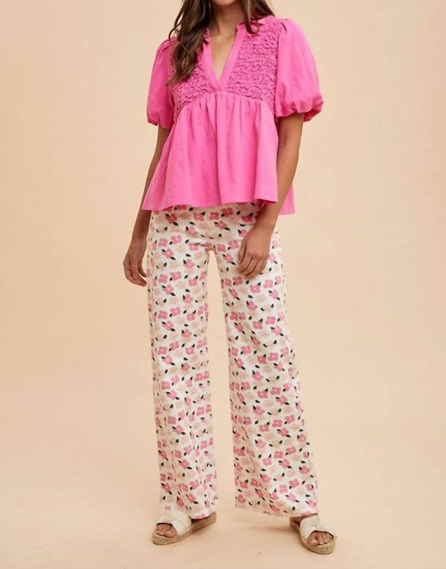 Anniewear - Daisy Denim Floral Jeans