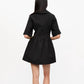 Ganni - Women's Bonded Crepe Mini Dress