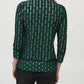 Joseph Ribkoff - Silky Knit Geometric Border Print Top