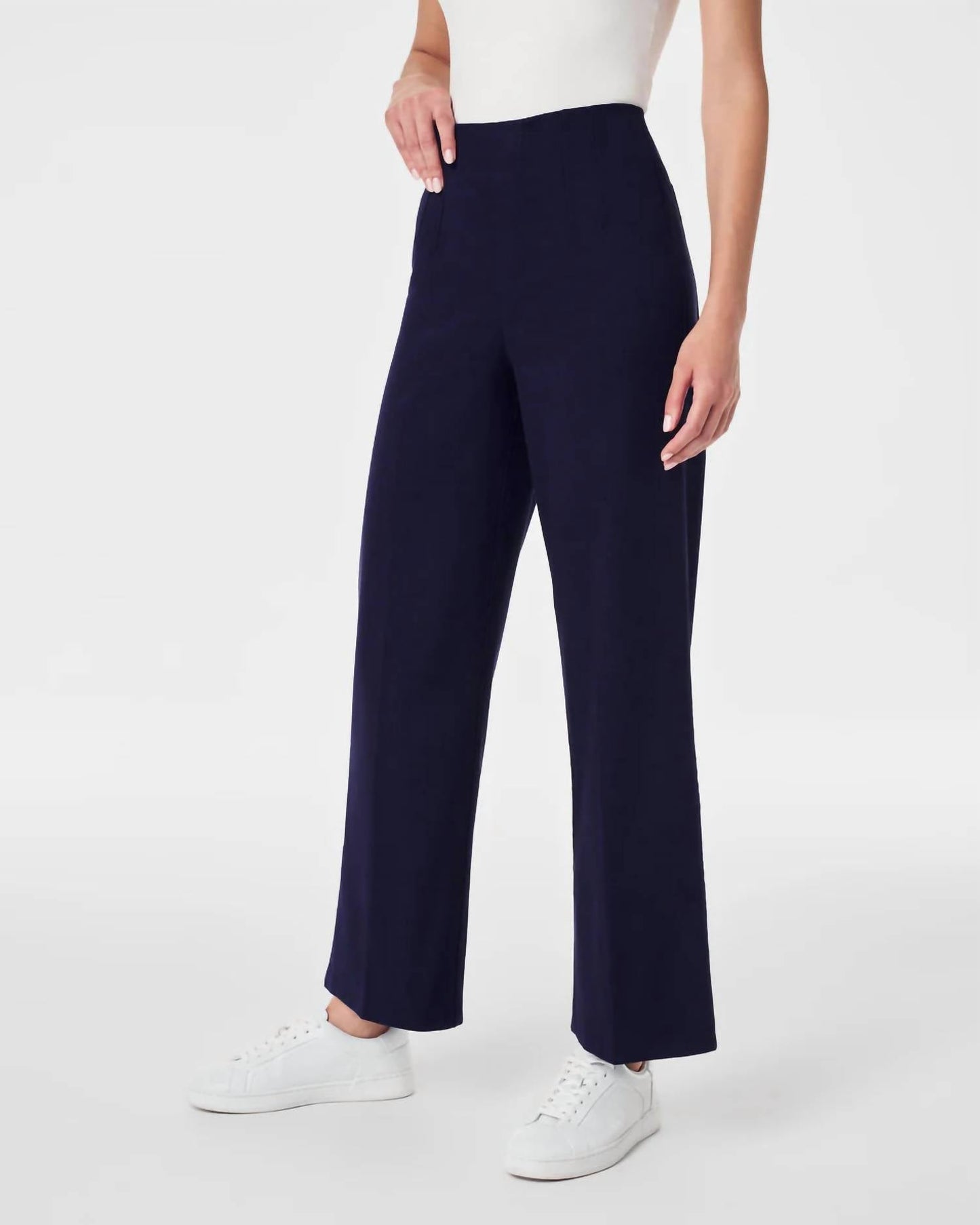 Spanx - Stretch Twill Cropped Wide-leg Pant