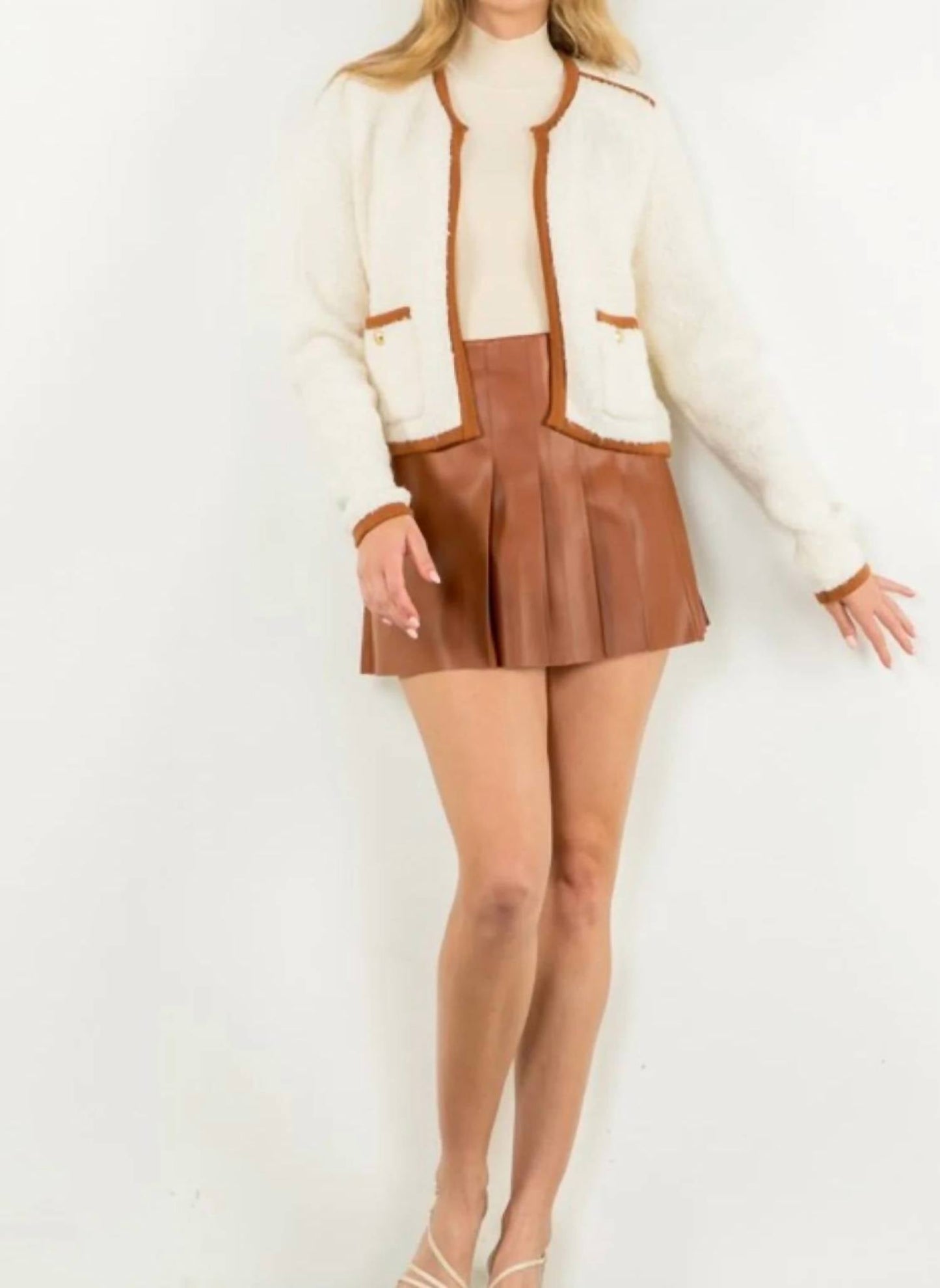 Thml - Pleat Sleek Mini Skirt