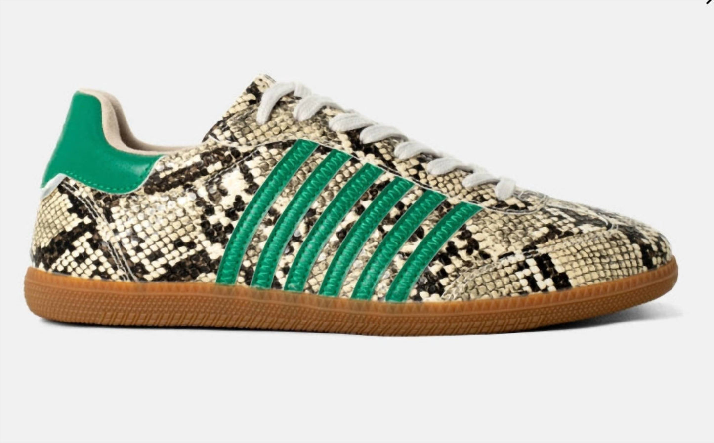 Shu Shop - Women's Stevie Faux Snakeskin Sneakers