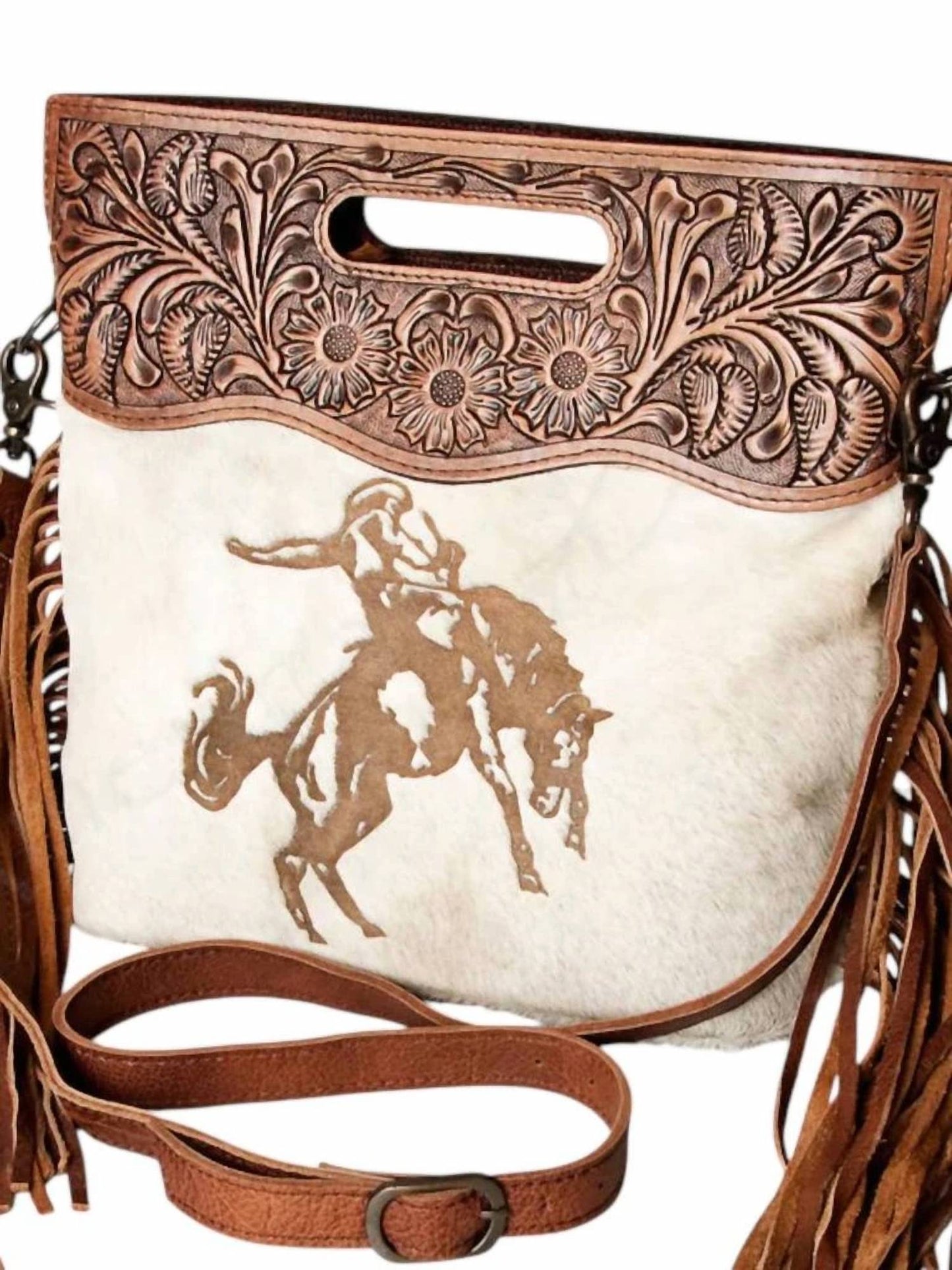 American Darling - Cowhide Bronc Clutch Bag