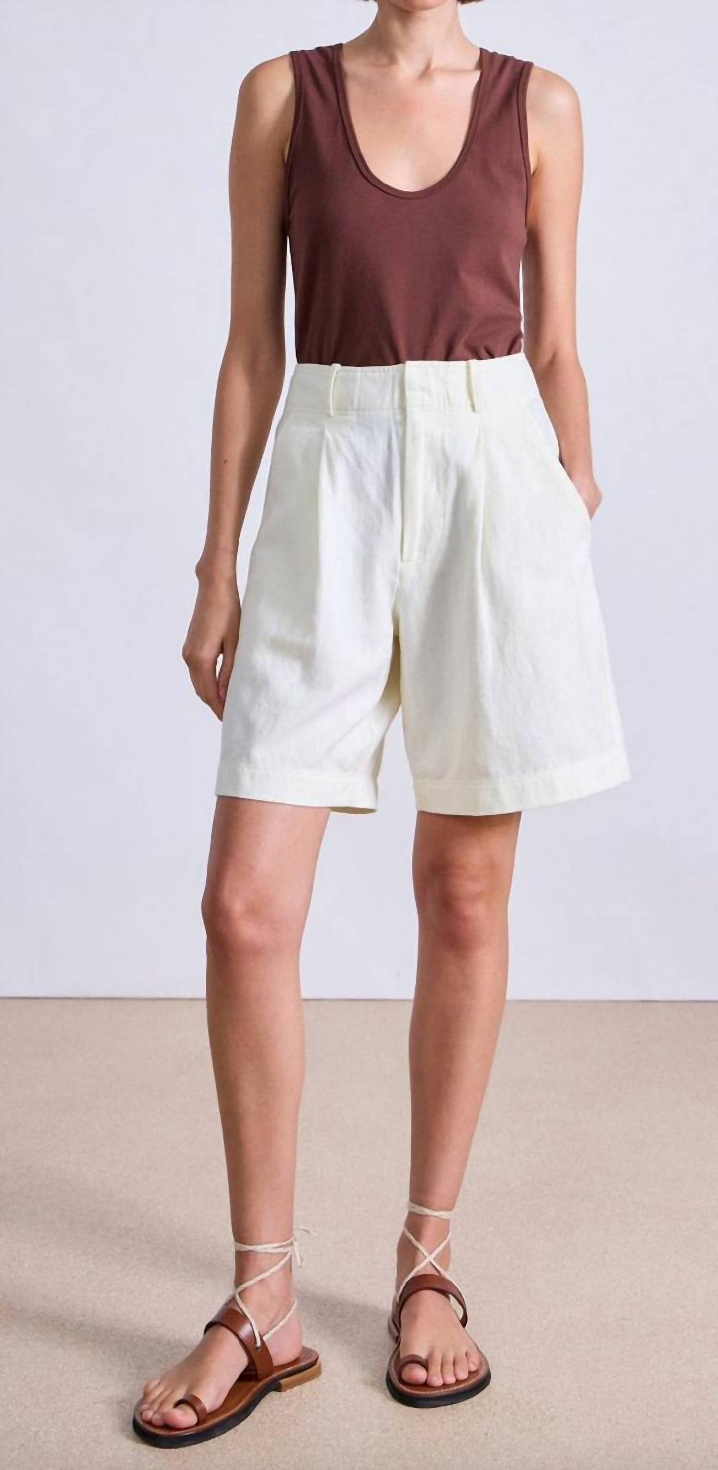 Apiece Apart - Bari Midi High Waist Short