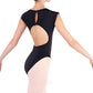 Eurotard - Girl's Open Back Cap Sleeve Leotard