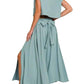 Trendsi - Zenana Heavy Woven Span Crop Tee & Skirt Set