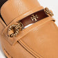 Tory Burch - Women's Perrine Loafers Square Toe Leather Shoes