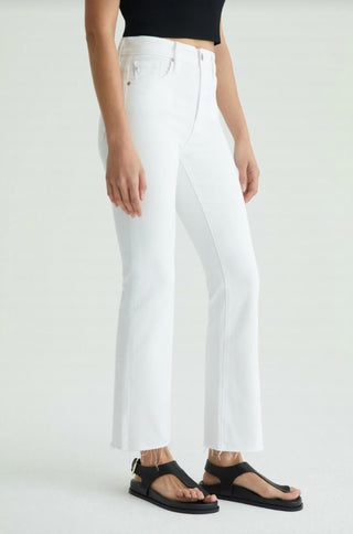 Ag Jeans - Calça Jeans Crop Bootcut de Cintura Alta Farrah