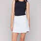 Charlie B - Linen Blend Wrap Skort