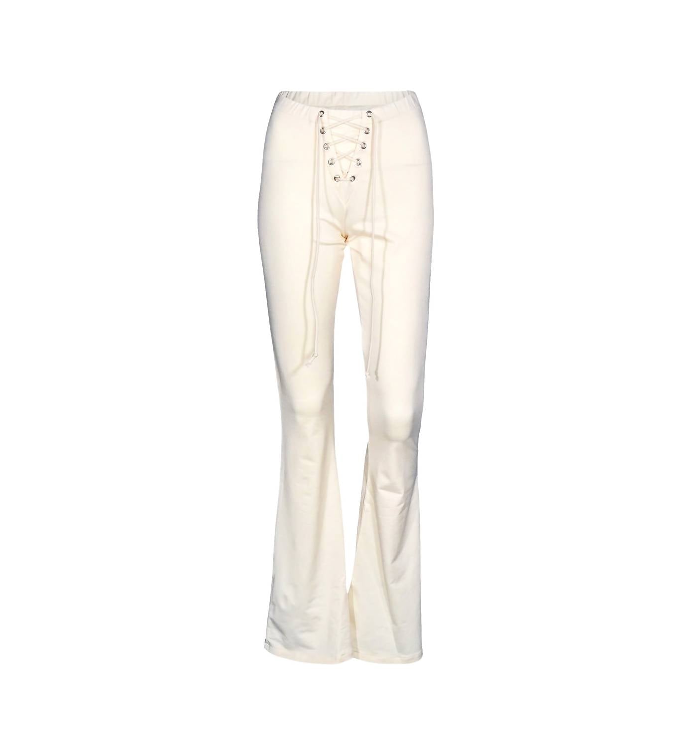 Koy & Victoria - Isa Flares Lace Up Pants