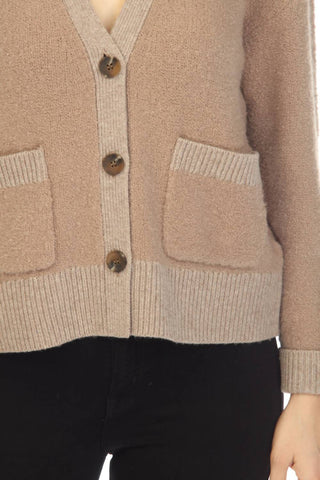 Johnny Was - Cardigan de malha de manga comprida Calme Teddy Bear