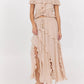 Vintage Havana - Giza Ruffle Maxi Skirt