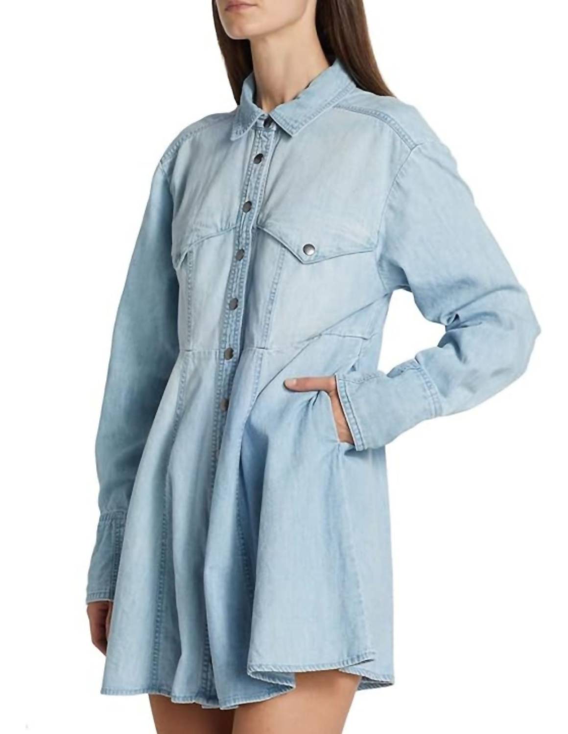 Free People - Sammi Denim Mini Dress