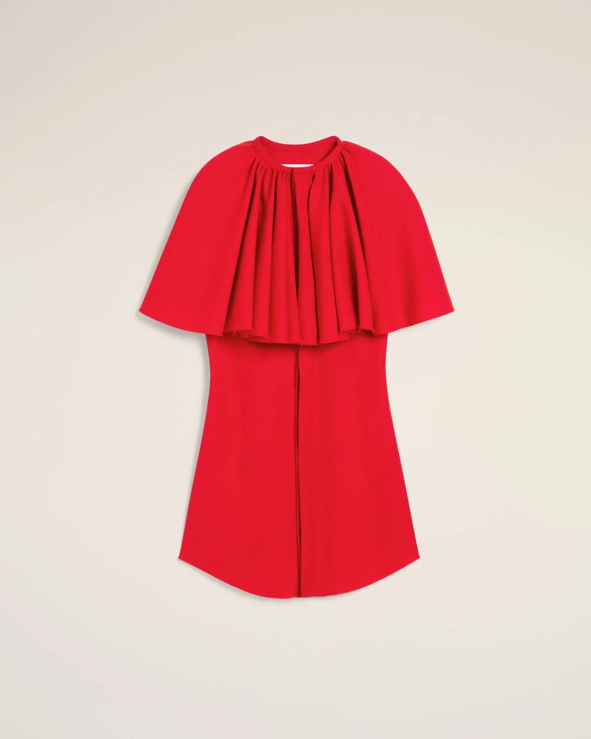 Ami - Shirt Dress With Ruff