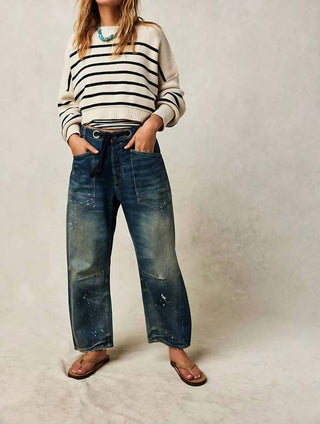 Free People - Calça Jeans Moxie Low Slung Feminina