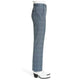 Ganni - Plaid Suiting High Rise Straight Leg Trousers