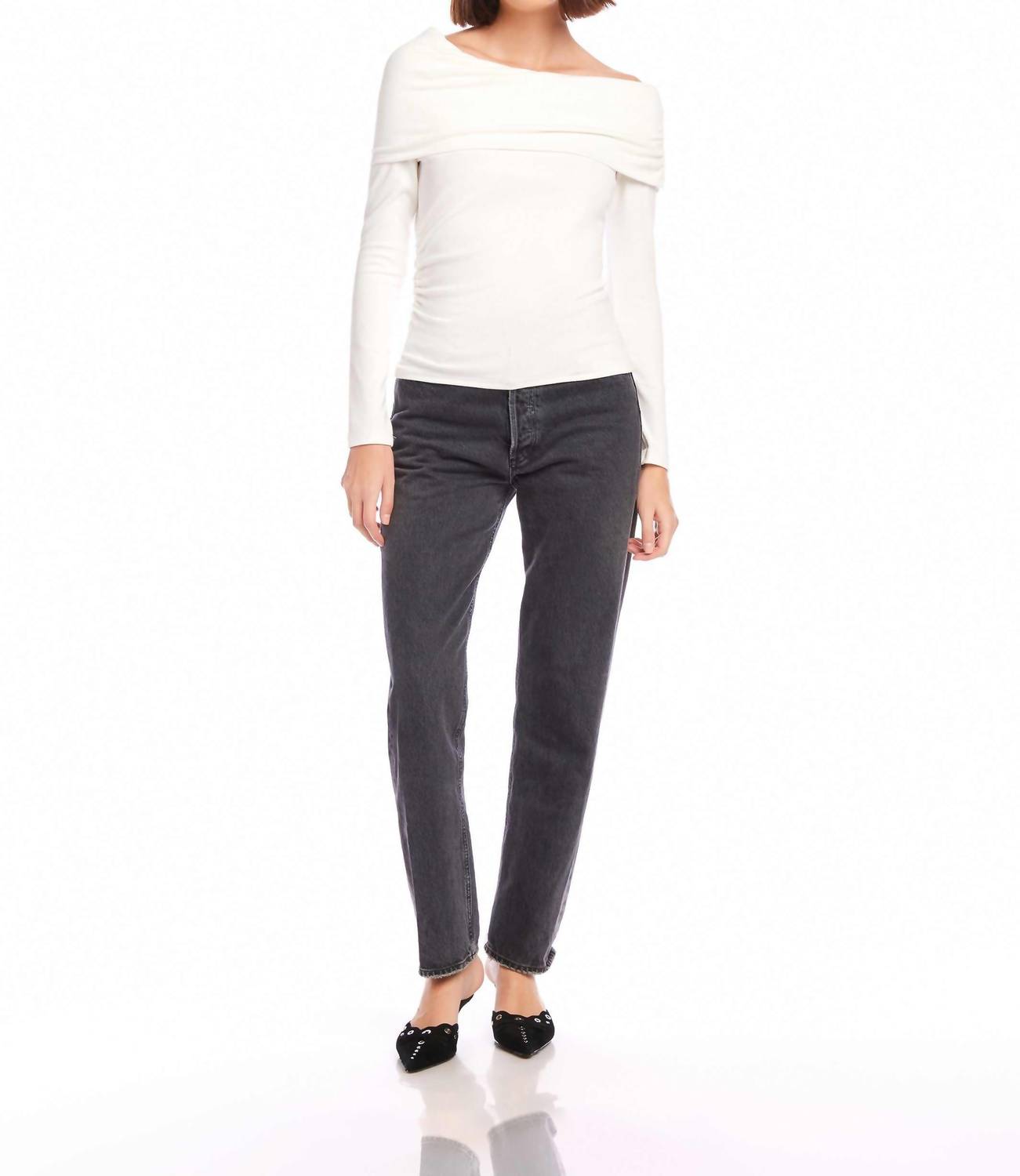 Fifteen Twenty - Asymmetric One-Shoulder Top