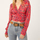 Free People - I Got You Printed Top
