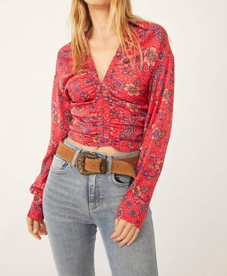 Free People - Top estampado "I Got You"
