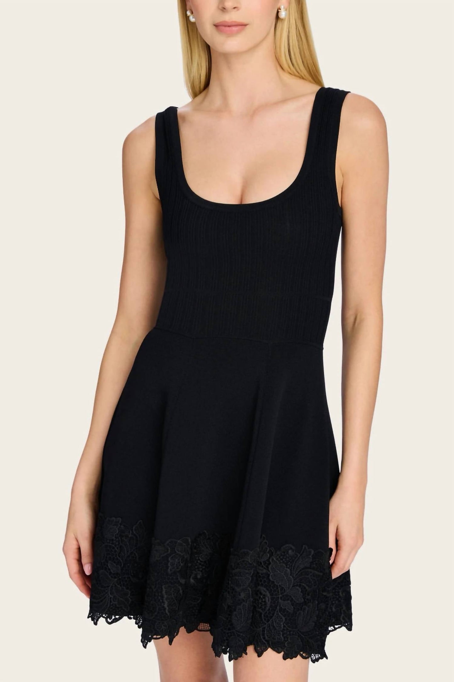 Generation Love - Orpheus Lace Combo Rib Dress