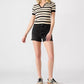 Steve Madden - Shade and Shore Striped Short Sleeve Sweater