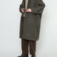 7115 By Szeki - Cuffed Wool Coat