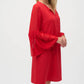 Joseph Ribkoff - Bell Sleeves Mini Dress