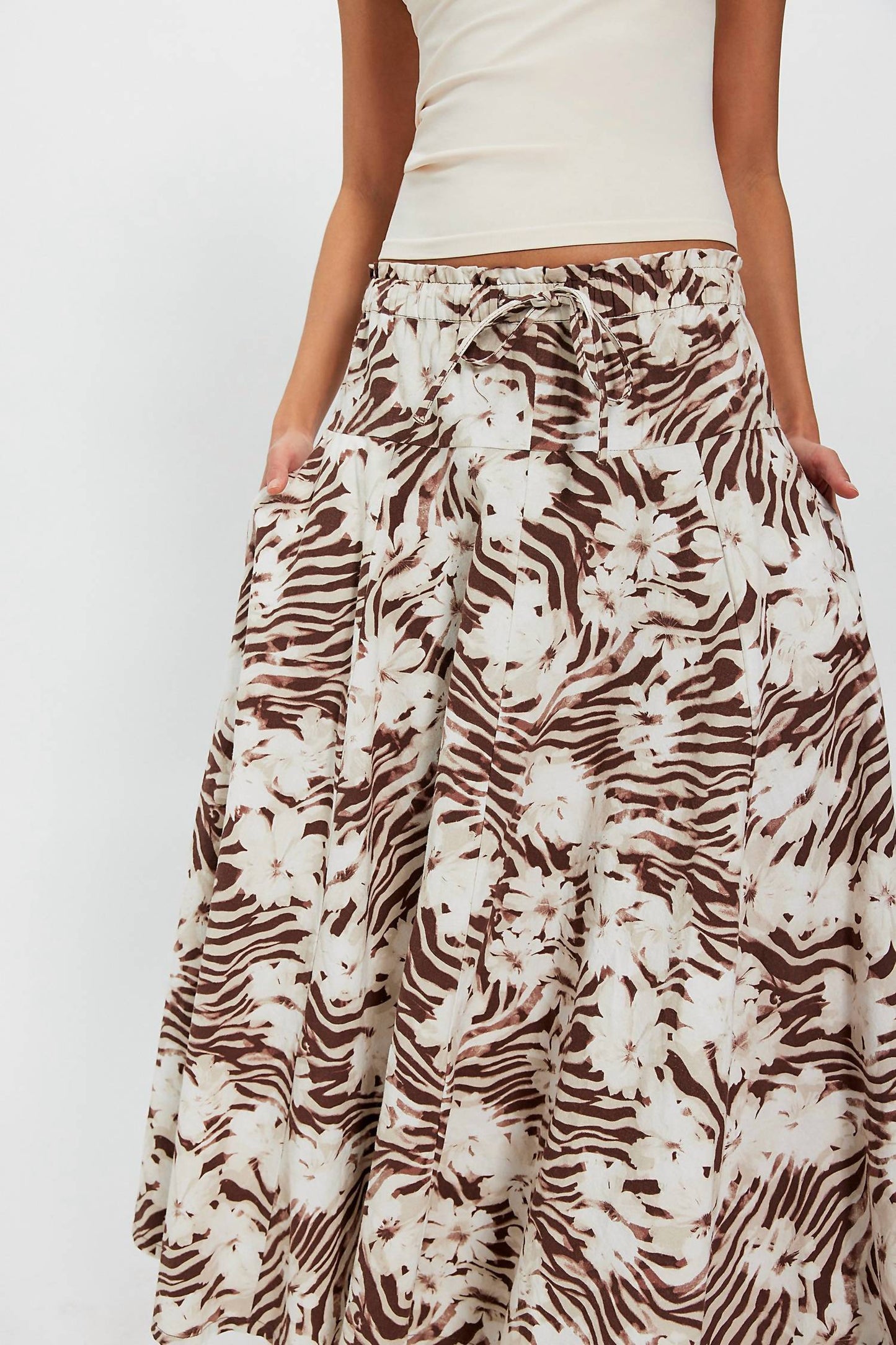 Free People - Zephyr Bustle Skirt