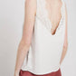 Wishlist - Satin Lace Trimmed Top
