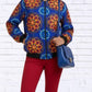 Diva Usa - Maddy Traditional Bomber Printed Ethnic Jacket