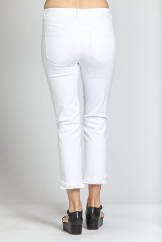Apny - Calça Jeans Curta Olivia Pull-on Desfiada
