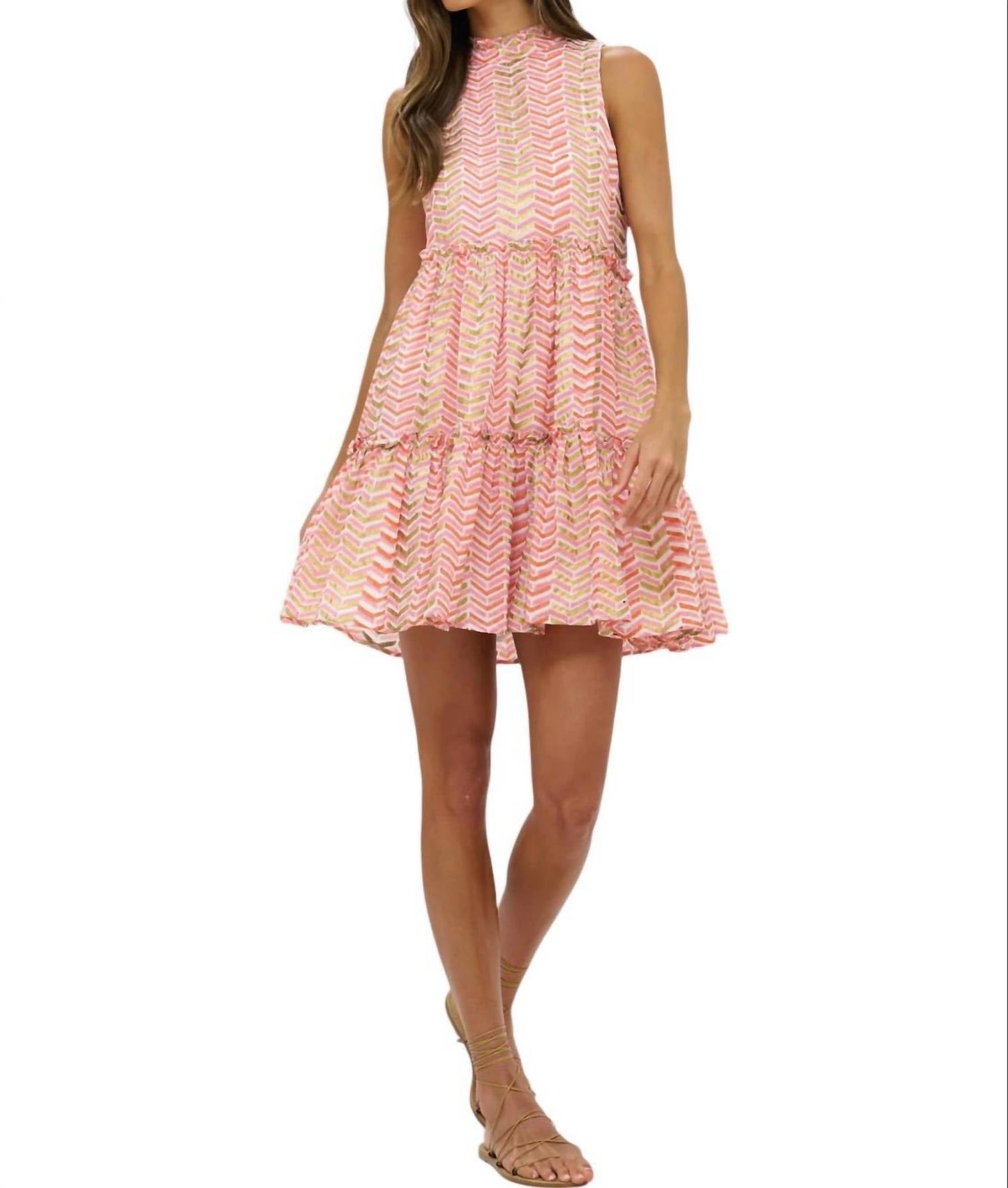 Oliphant - Ruffle Tiered Short Dress