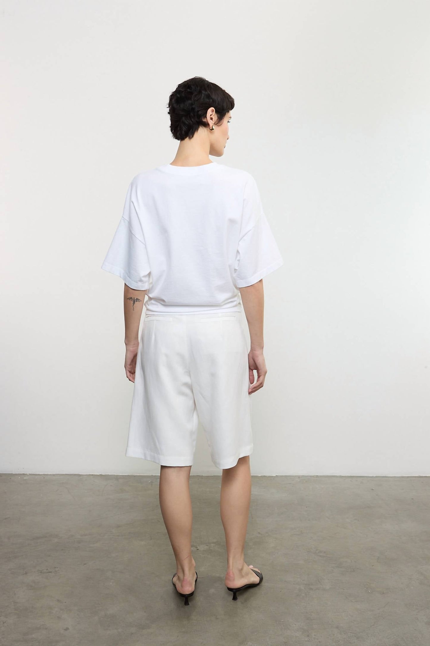 Enza Costa - TWILL PLEATED SHORT