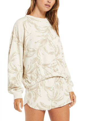 Z Supply - Blusa de moletom Mason Palm