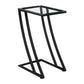 Accent Table C-Shaped with Sturdy Construction