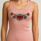 Paparazzi - Sleeveless Top With Embroidery & Beaded Works