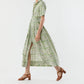 Ann Mashburn - Short Sleeved Classic Shirtwaist Maxi Dress