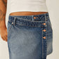 Free People - Wynne Denim Mini Skirt