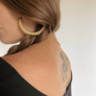 Astor & Orion - Women's Corazon Hoop Earrings