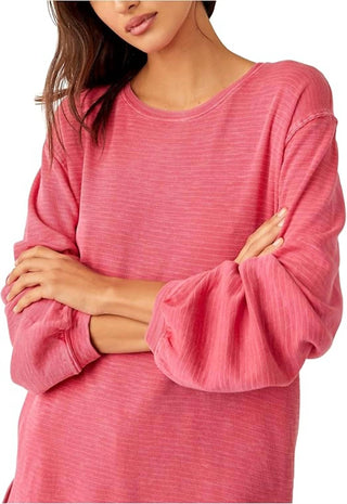 Free People - Camiseta feminina de manga comprida Soul Song