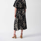 Joseph Ribkoff - Tropical Print Midi A-line Dress