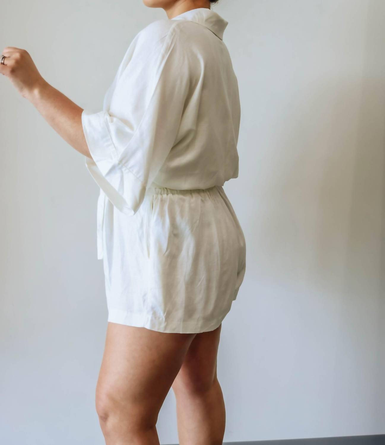 Mable - Button Down Collared Romper
