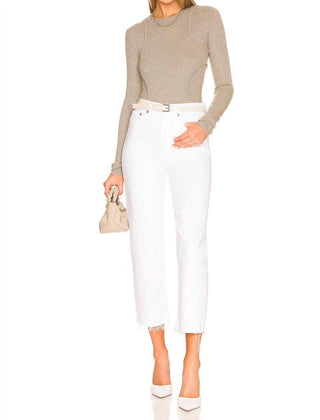 Agolde - Calça Crop Anos 90